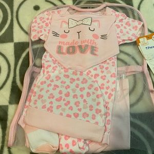 New baby girl 7 clothing piece